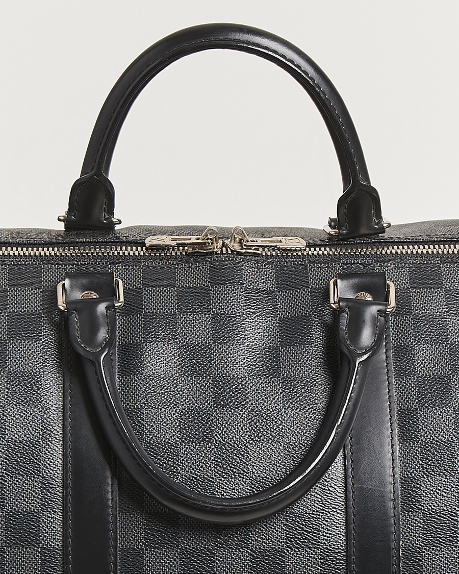 Men | Louis Vuitton Pre-Owned Keepall Bandoulière 55 Damier Graphite | Louis Vuitton Pre-Owned | Keepall Bandoulière 55 Damier Graphite