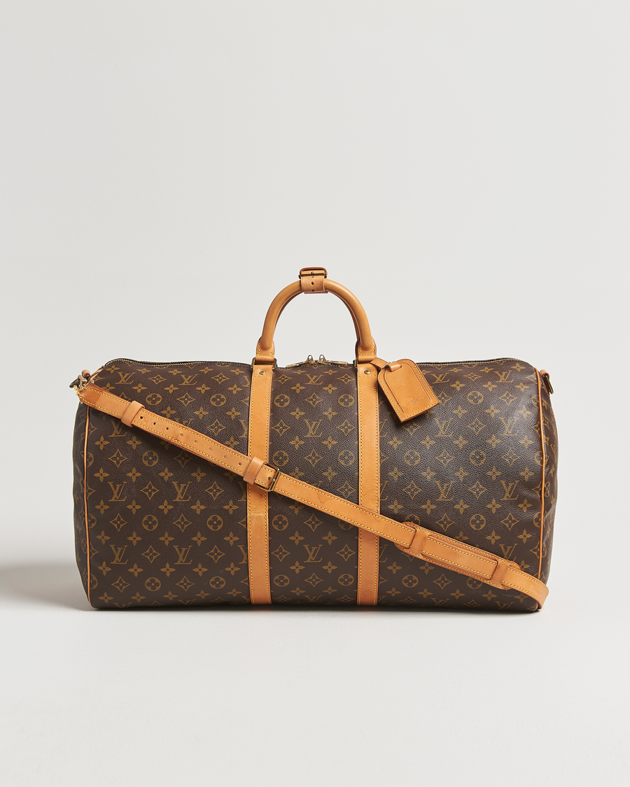 Men | Louis Vuitton Pre-Owned Keepall Bandoulière 55 Monogram | Louis Vuitton Pre-Owned | Keepall Bandoulière 55 Monogram