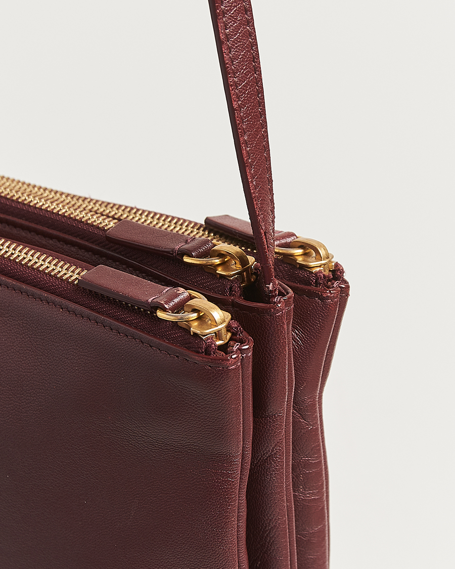Men | Celine Pre-Owned Trio Bag Medium Bordeaux | Celine Pre-Owned | Trio Bag Medium Bordeaux