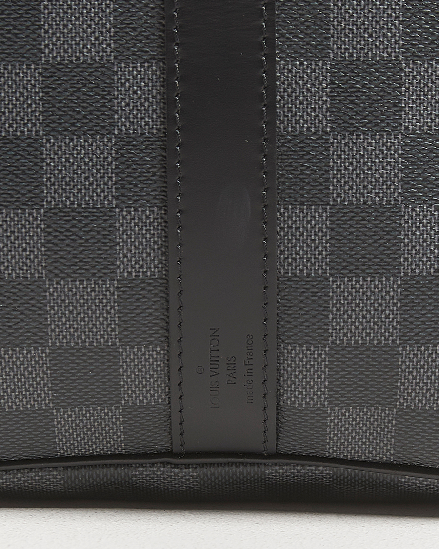 Men | Louis Vuitton Pre-Owned Keepall Bandoulière 45 Damier Graphite | Louis Vuitton Pre-Owned | Keepall Bandoulière 45 Damier Graphite