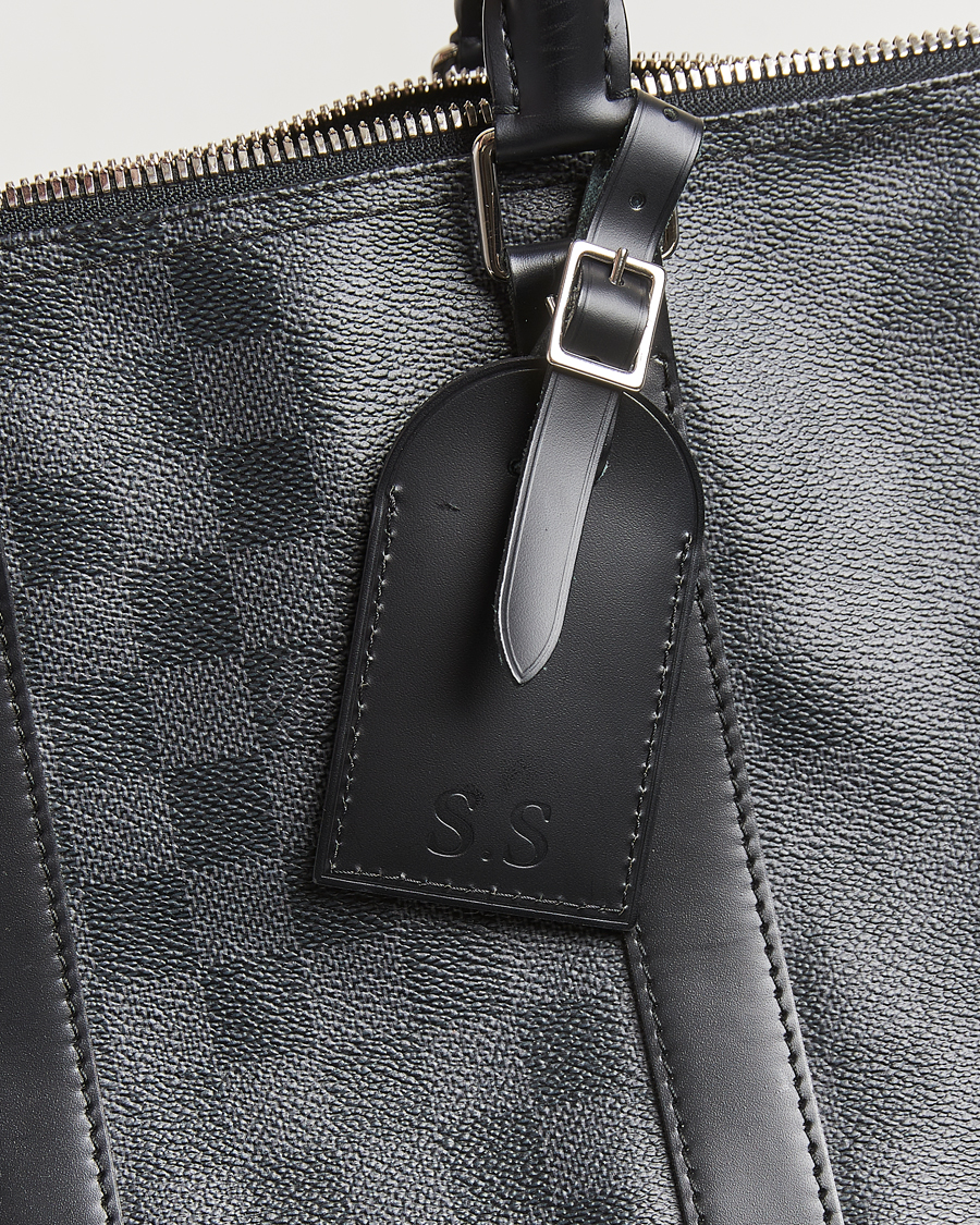 Men | Louis Vuitton Pre-Owned Keepall Bandoulière 45 Damier Graphite | Louis Vuitton Pre-Owned | Keepall Bandoulière 45 Damier Graphite