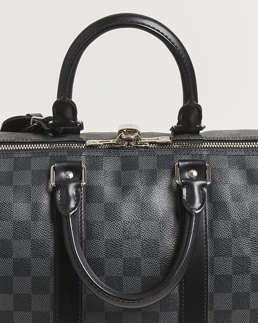 Men | Louis Vuitton Pre-Owned Keepall Bandoulière 45 Damier Graphite | Louis Vuitton Pre-Owned | Keepall Bandoulière 45 Damier Graphite