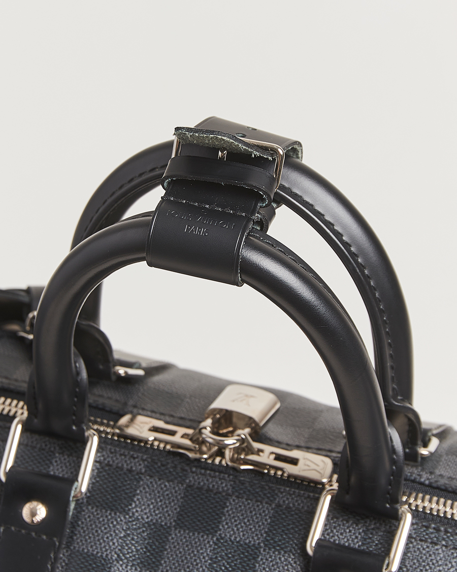 Men | Louis Vuitton Pre-Owned Keepall Bandoulière 45 Damier Graphite | Louis Vuitton Pre-Owned | Keepall Bandoulière 45 Damier Graphite