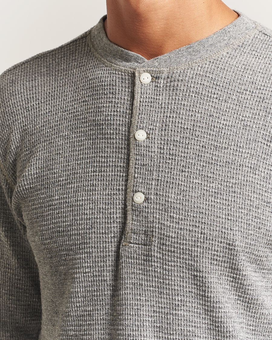 Men | Sweaters & Knitwear | RRL | Long Sleeve Henley Grey
