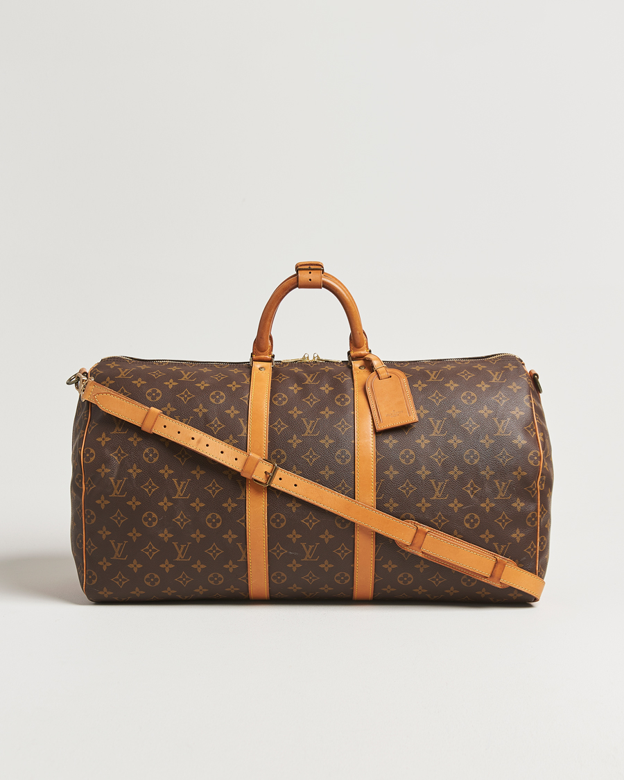 Men | Louis Vuitton Pre-Owned Keepall Bandoulière 55 Monogram | Louis Vuitton Pre-Owned | Keepall Bandoulière 55 Monogram