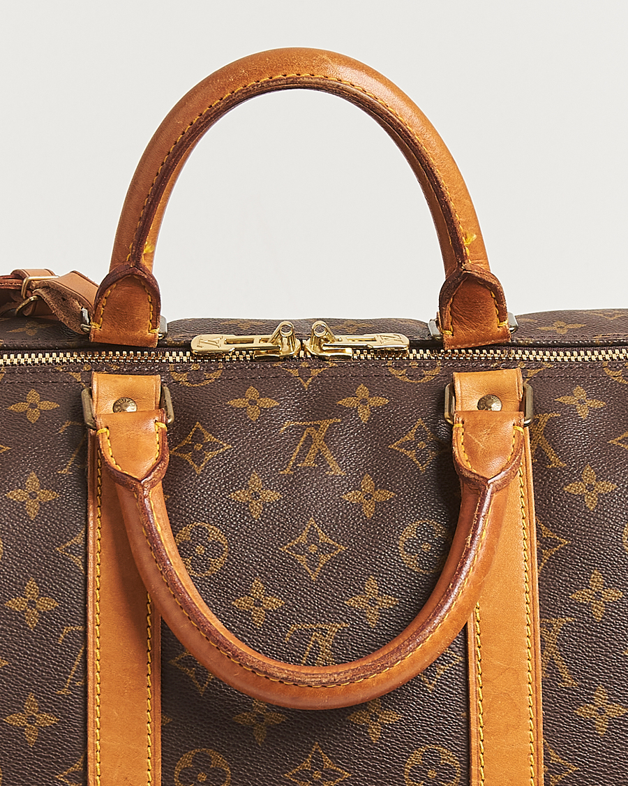 Men | Louis Vuitton Pre-Owned Keepall Bandoulière 55 Monogram | Louis Vuitton Pre-Owned | Keepall Bandoulière 55 Monogram