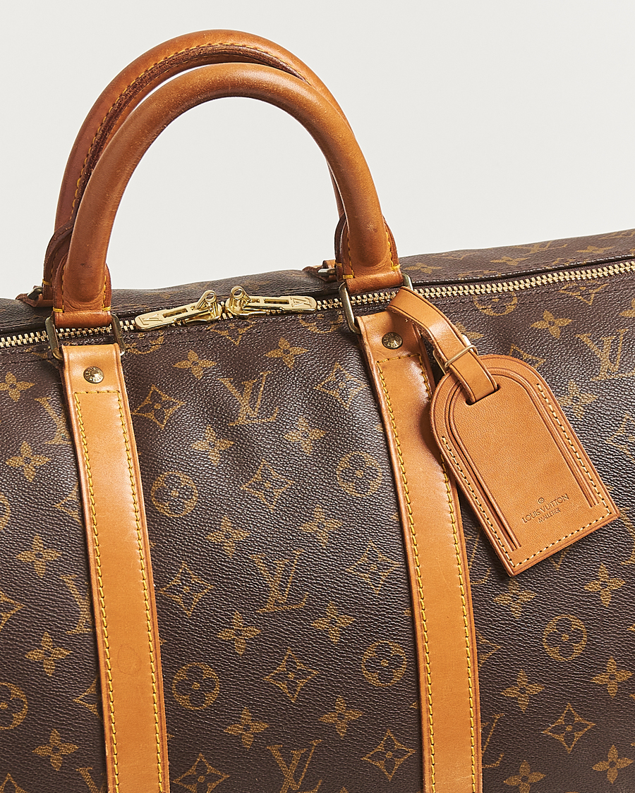 Men | Louis Vuitton Pre-Owned Keepall Bandoulière 55 Monogram | Louis Vuitton Pre-Owned | Keepall Bandoulière 55 Monogram