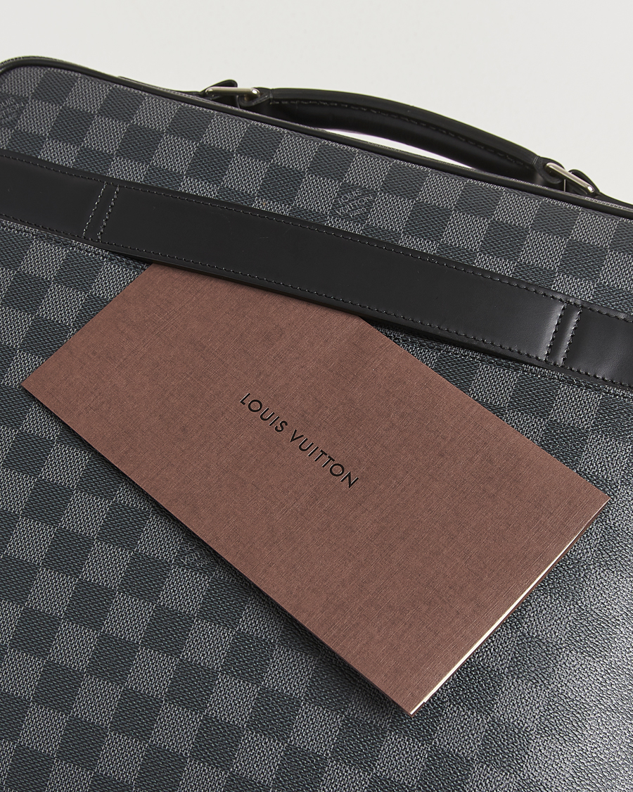 Men | Louis Vuitton Pre-Owned Steve Briefcase Damier Graphite | Louis Vuitton Pre-Owned | Steve Briefcase Damier Graphite