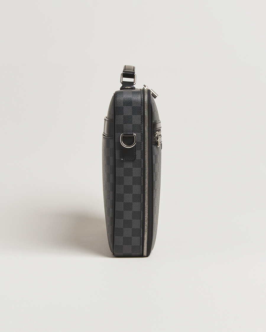 Men | Louis Vuitton Pre-Owned Steve Briefcase Damier Graphite | Louis Vuitton Pre-Owned | Steve Briefcase Damier Graphite