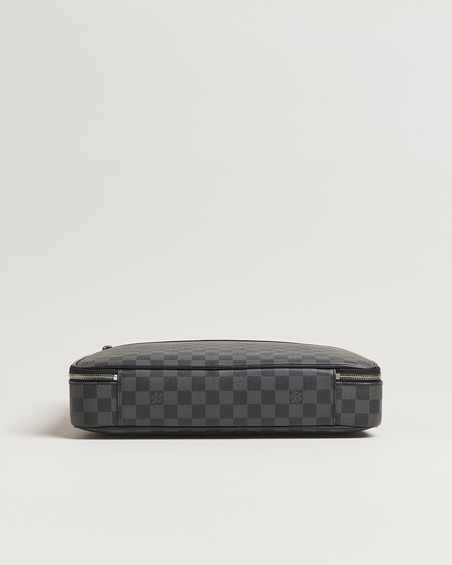 Men | Louis Vuitton Pre-Owned Steve Briefcase Damier Graphite | Louis Vuitton Pre-Owned | Steve Briefcase Damier Graphite