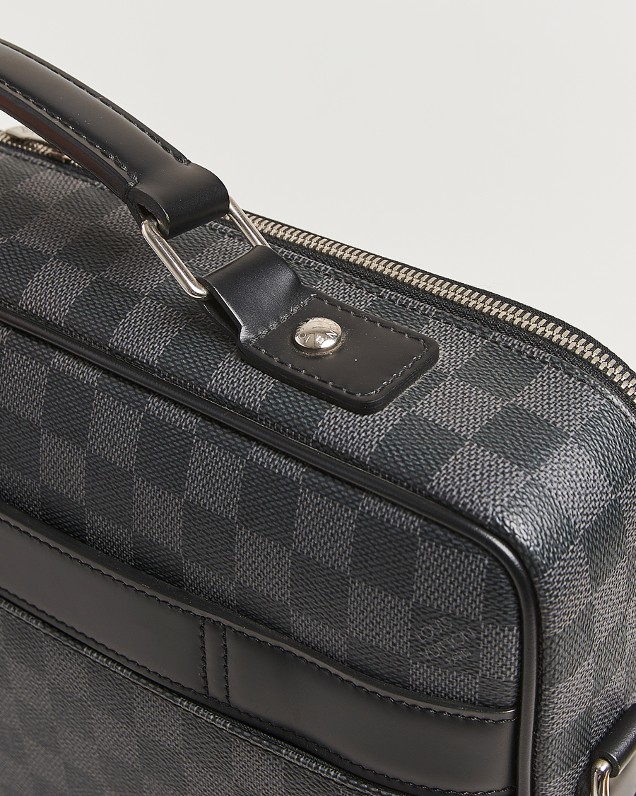 Louis Vuitton Pre-Owned Steve Briefcase Damier Graphite at