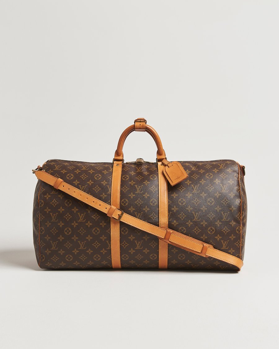 Men | Louis Vuitton Pre-Owned Keepall Bandoulière 55 Monogram | Louis Vuitton Pre-Owned | Keepall Bandoulière 55 Monogram