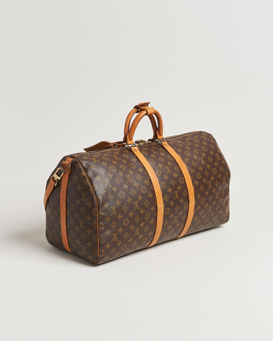 Men | Louis Vuitton Pre-Owned Keepall Bandoulière 55 Monogram | Louis Vuitton Pre-Owned | Keepall Bandoulière 55 Monogram