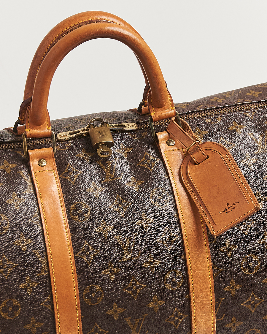 Men | Louis Vuitton Pre-Owned Keepall Bandoulière 55 Monogram | Louis Vuitton Pre-Owned | Keepall Bandoulière 55 Monogram