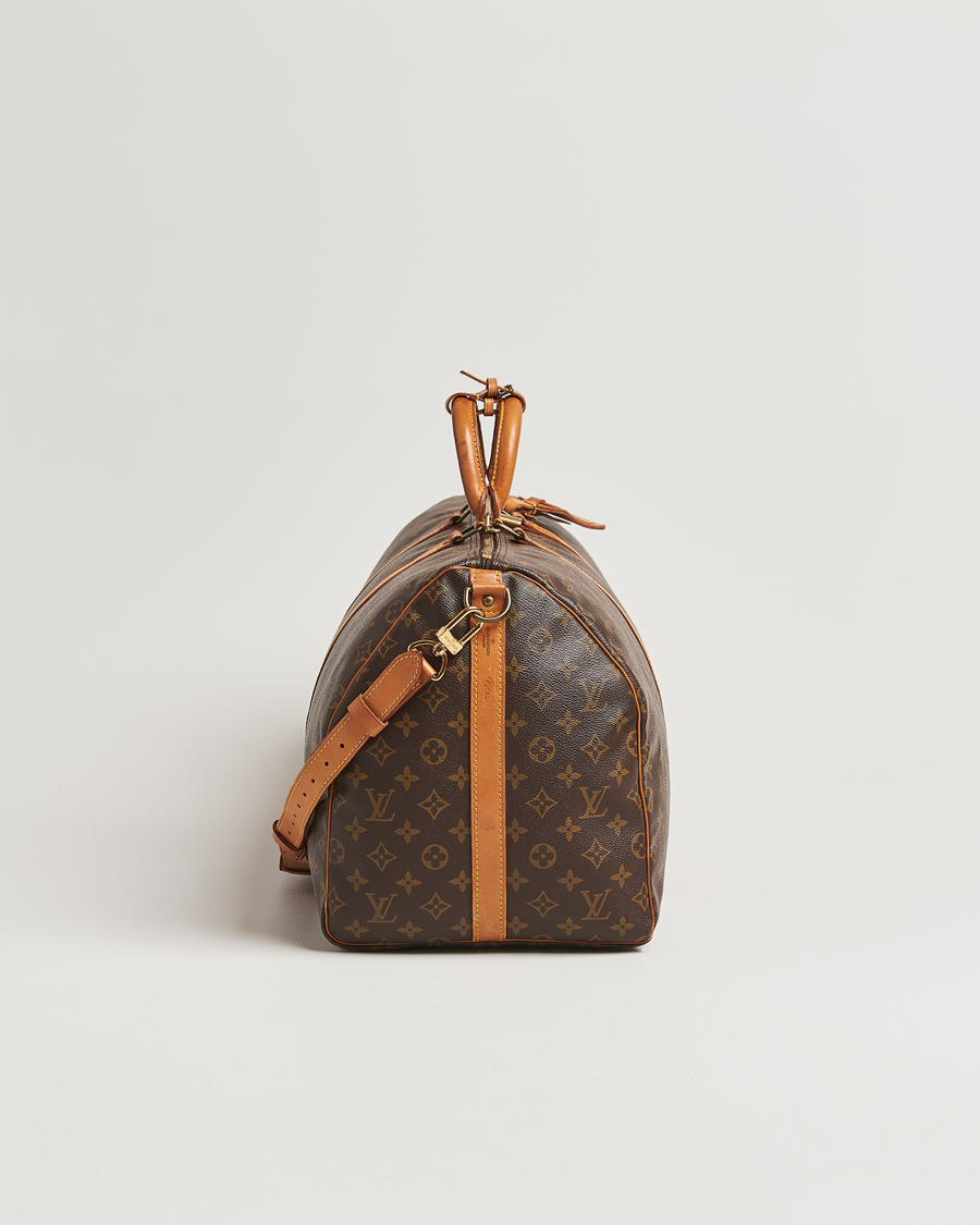 Men | Louis Vuitton Pre-Owned Keepall Bandoulière 55 Monogram | Louis Vuitton Pre-Owned | Keepall Bandoulière 55 Monogram