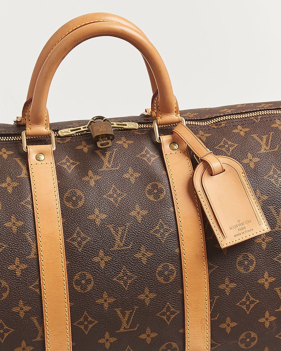 Men | Louis Vuitton Pre-Owned Keepall Bandoulière 55 Monogram | Louis Vuitton Pre-Owned | Keepall Bandoulière 55 Monogram