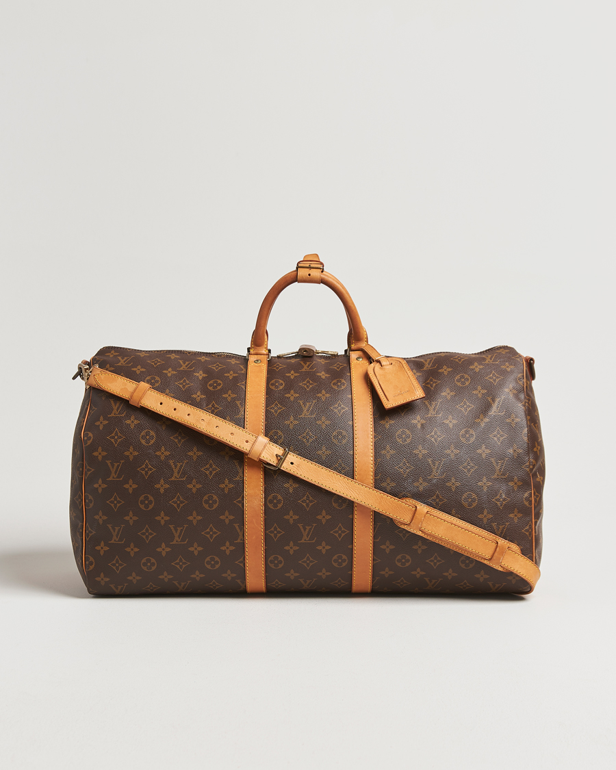 Men | Louis Vuitton Pre-Owned Keepall Bandoulière 55 Monogram | Louis Vuitton Pre-Owned | Keepall Bandoulière 55 Monogram