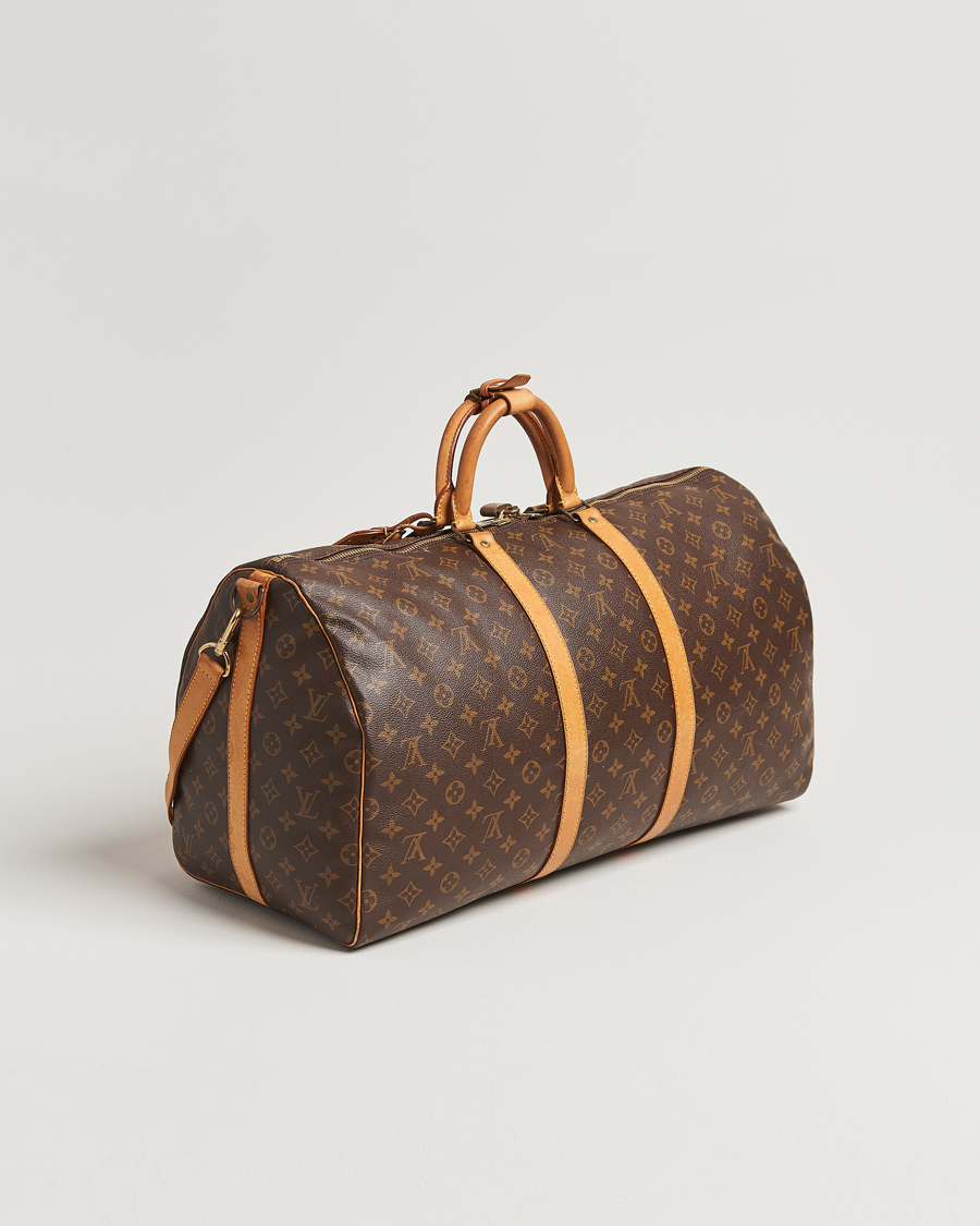 Men | Louis Vuitton Pre-Owned Keepall Bandoulière 55 Monogram | Louis Vuitton Pre-Owned | Keepall Bandoulière 55 Monogram