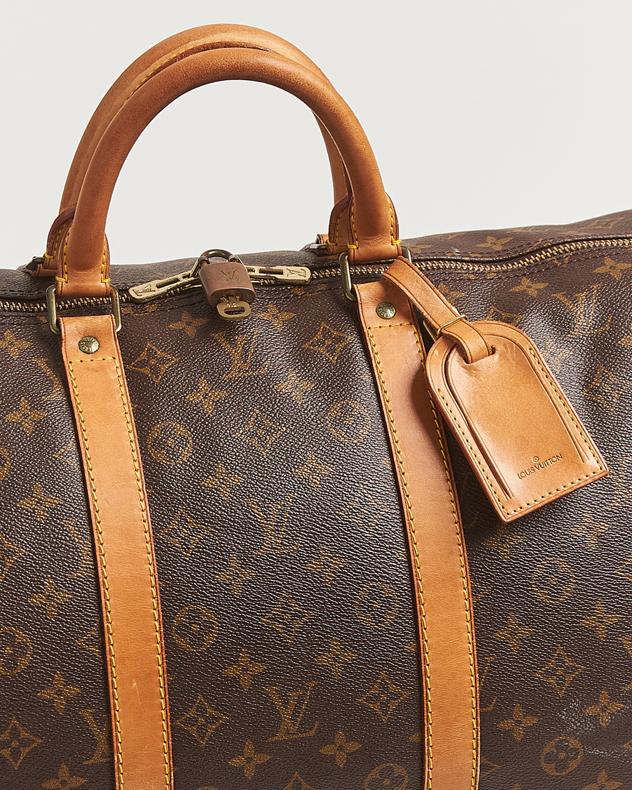 Men | Louis Vuitton Pre-Owned Keepall Bandoulière 55 Monogram | Louis Vuitton Pre-Owned | Keepall Bandoulière 55 Monogram