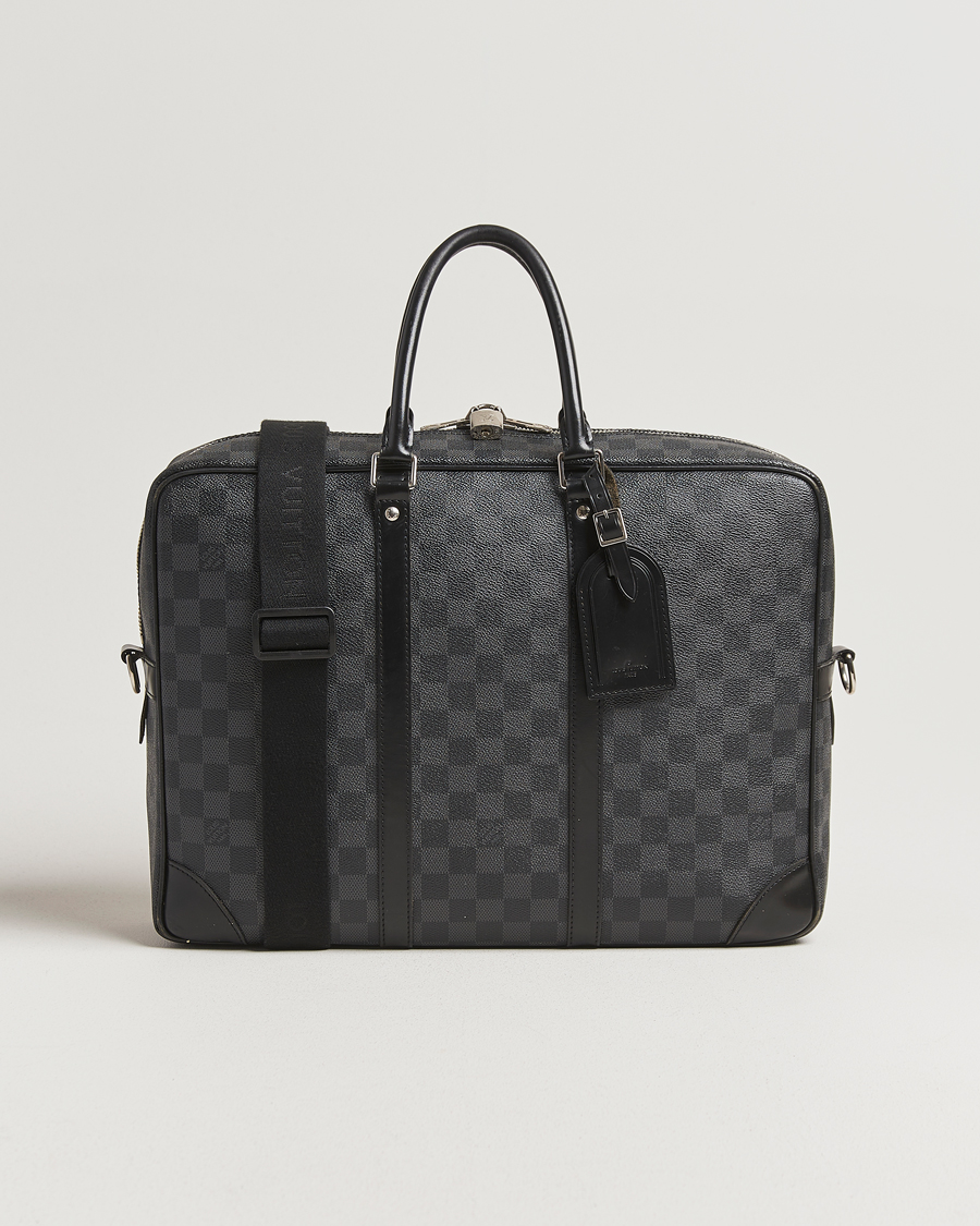 Men | Louis Vuitton Pre-Owned Porte Document Voyager Damier Graphite | Louis Vuitton Pre-Owned | Porte Document Voyager Damier Graphite