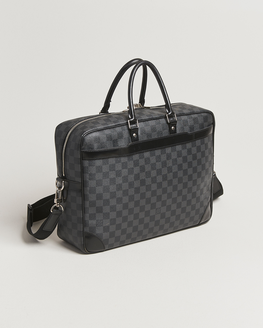 Men | Louis Vuitton Pre-Owned Porte Document Voyager Damier Graphite | Louis Vuitton Pre-Owned | Porte Document Voyager Damier Graphite