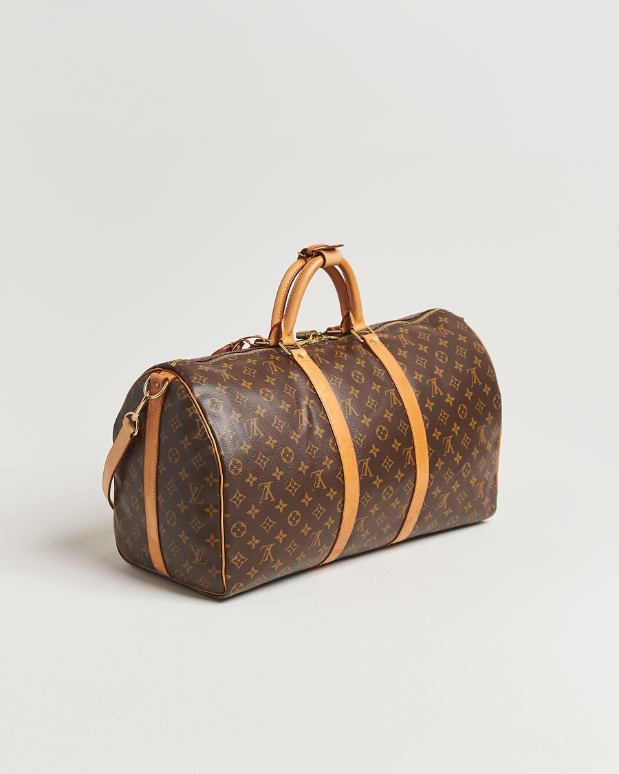 Men | Louis Vuitton Pre-Owned Keepall Bandoulière 50 Monogram | Louis Vuitton Pre-Owned | Keepall Bandoulière 50 Monogram