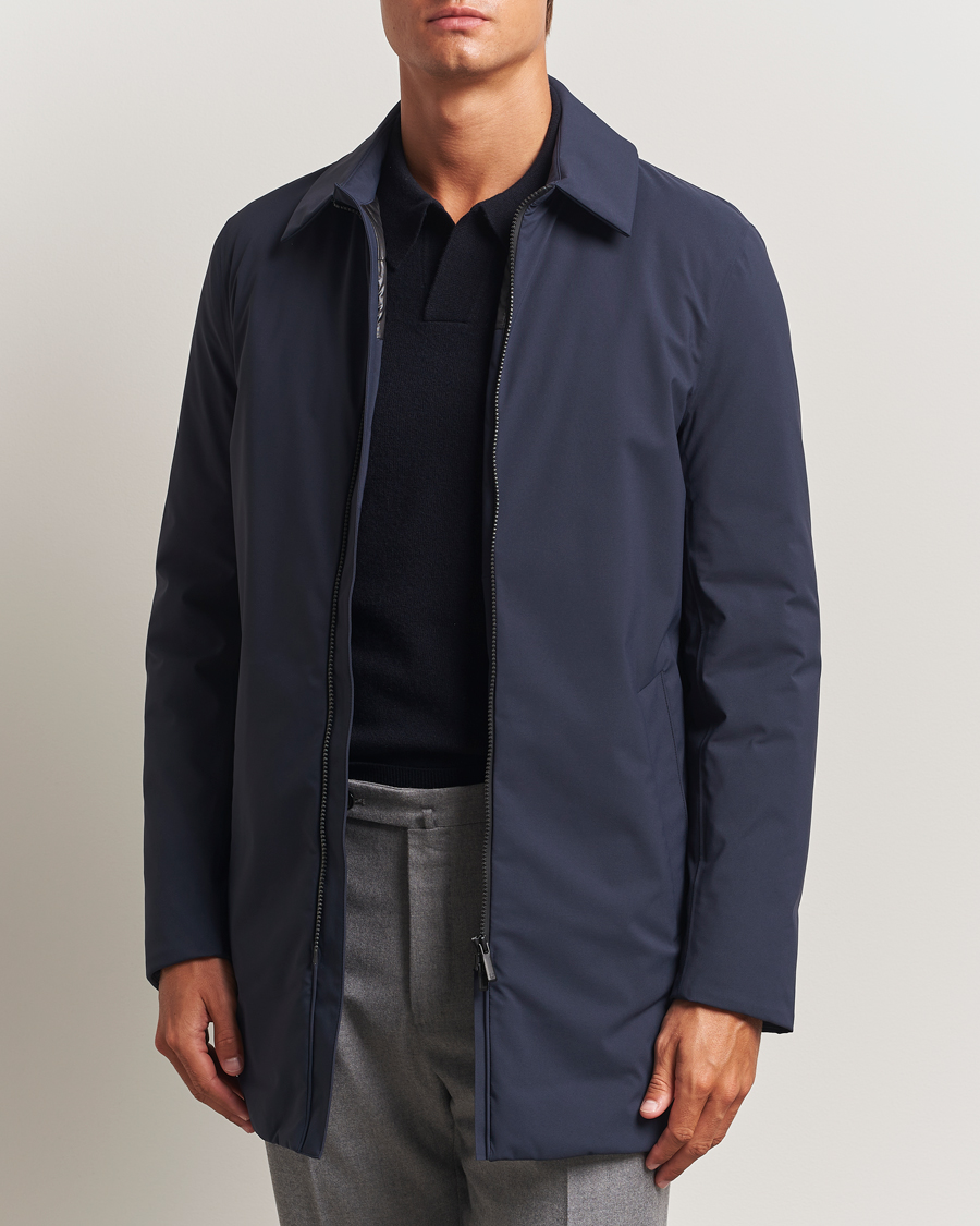 PS Paul Smith Wool Coat Navy at CareOfCarl.com
