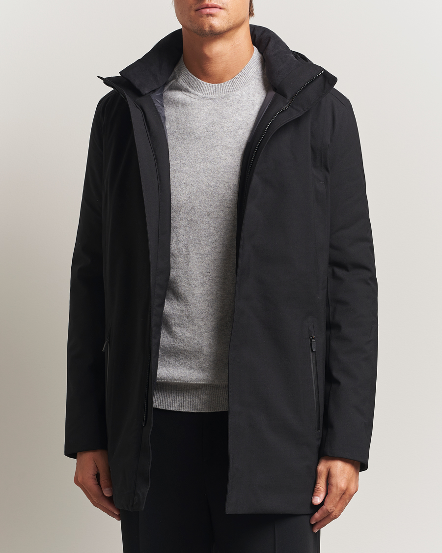 UBR Regulator Parka Savile Black Wool at CareOfCarl.com