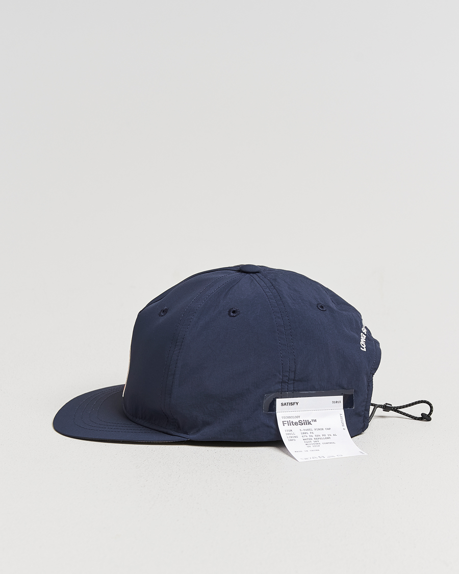 Satisfy FliteSilk Running Cap Navy at CareOfCarl.com