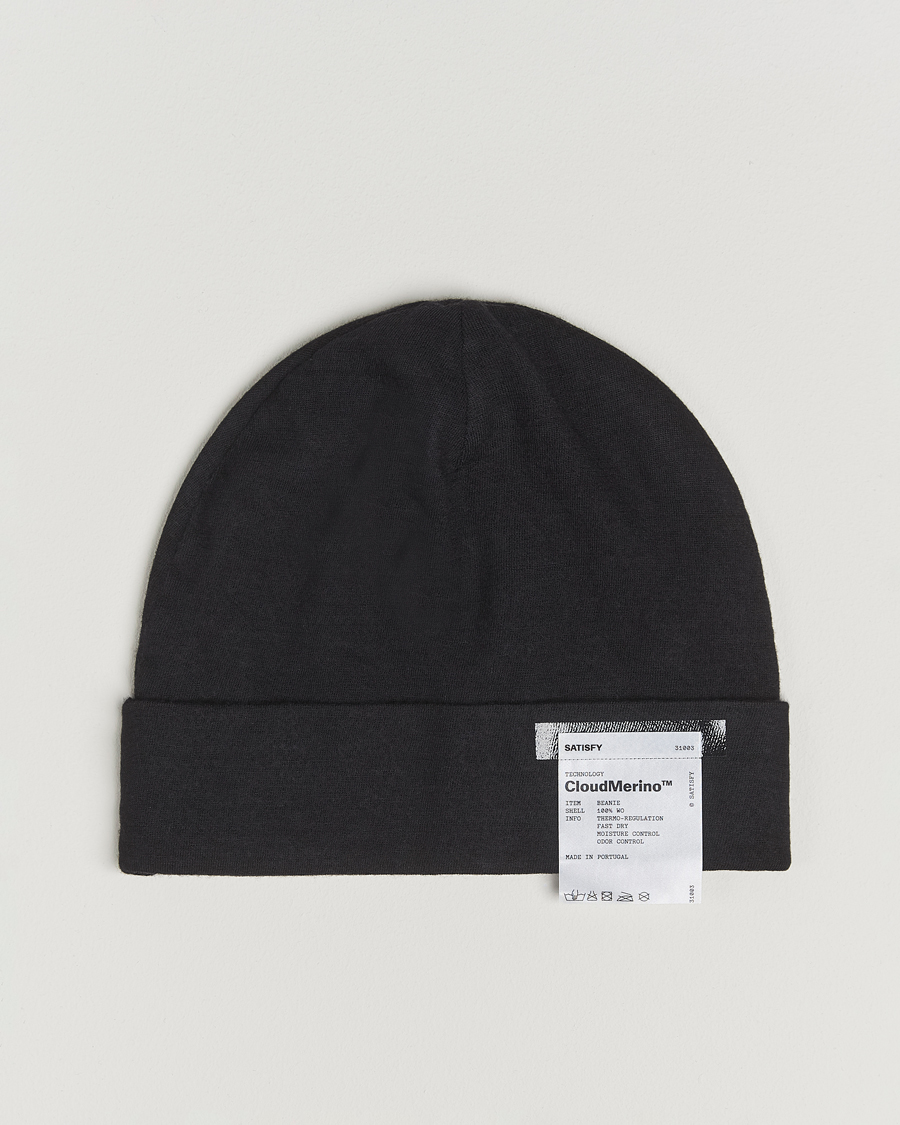 Satisfy CloudMerino Beanie Black at CareOfCarl.com