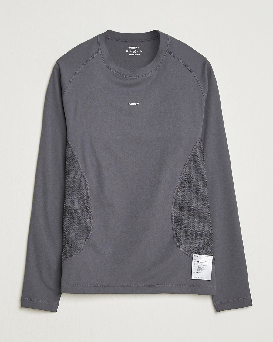 Men | T-Shirts | Satisfy | FuzzFleece Octa Long Sleeve T-Shirt Phantom