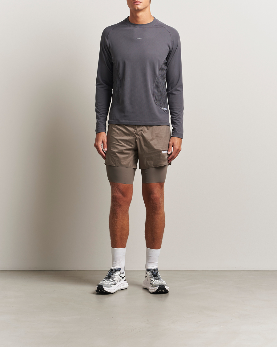 Men | T-Shirts | Satisfy | FuzzFleece Octa Long Sleeve T-Shirt Phantom