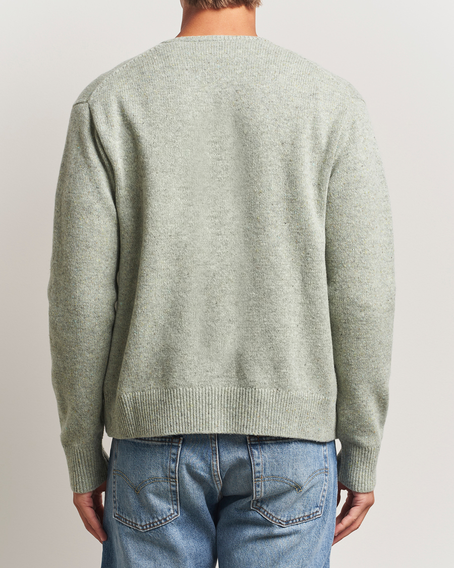 Men | Sweaters & Knitwear | Sunflower | Donegal Zip Cardigan Green