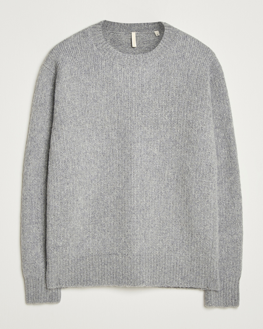 Men | Sweaters & Knitwear | Sunflower | Yak Sweater Grey Melange