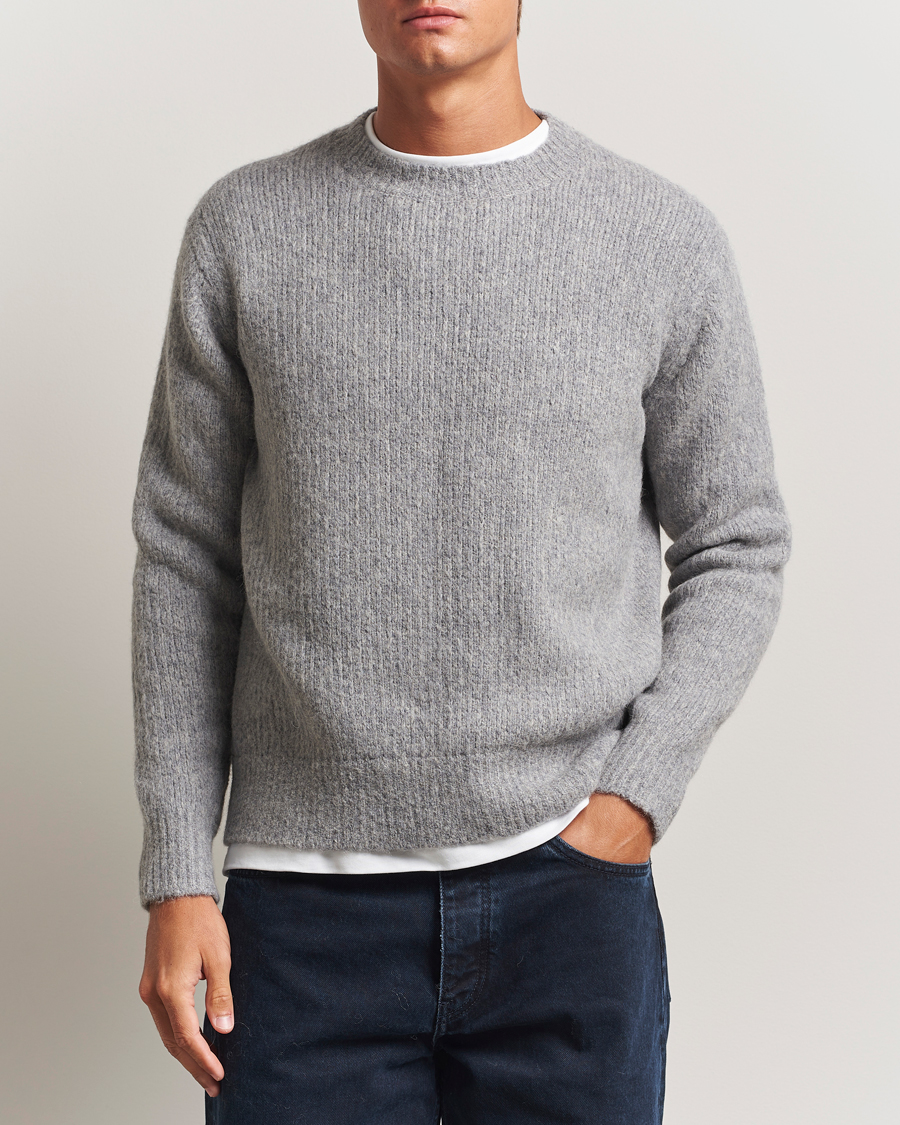 Men | Sweaters & Knitwear | Sunflower | Yak Sweater Grey Melange