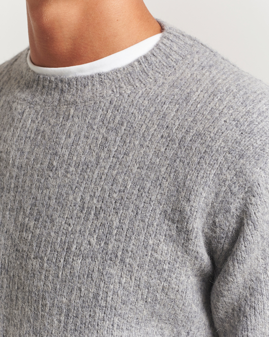 Men | Sweaters & Knitwear | Sunflower | Yak Sweater Grey Melange