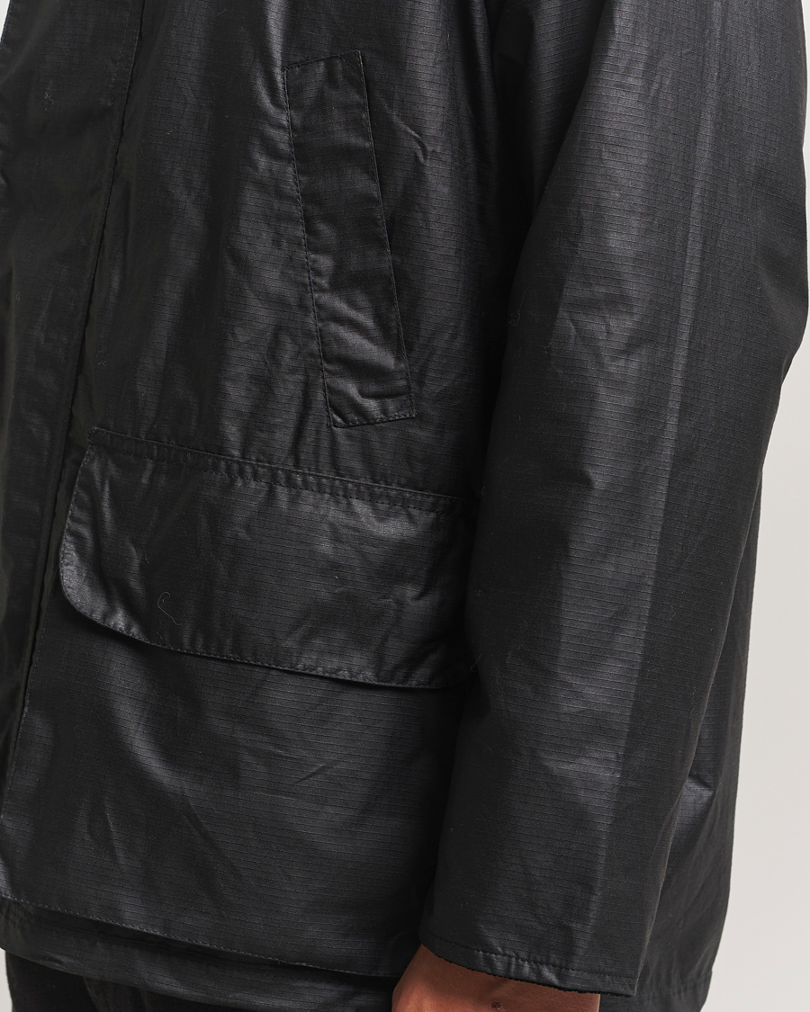 Sunflower Waxed Ripstop Jacket Black at CareOfCarl.com