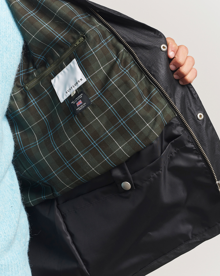 Sunflower Waxed Ripstop Jacket Black at CareOfCarl.com