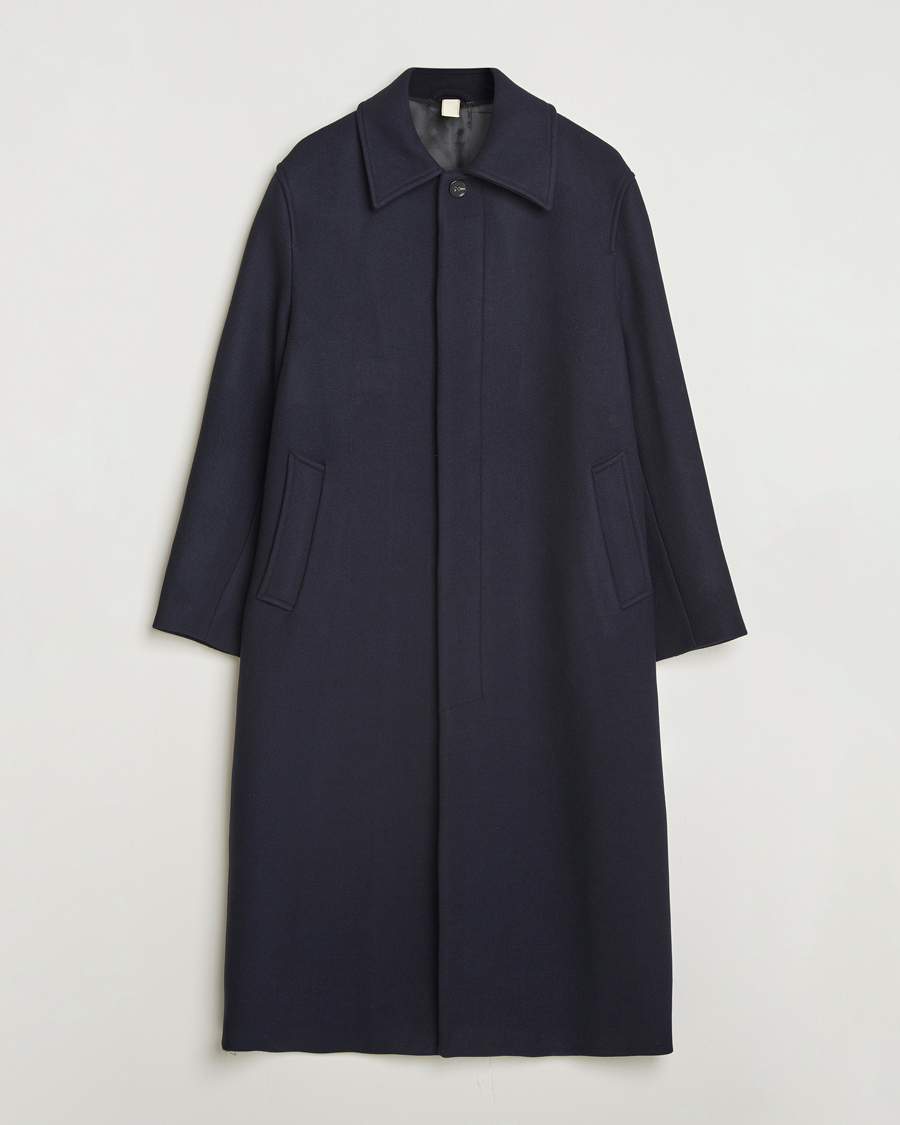 Men | Coats & Jackets | Sunflower | Wool Winter Coat Navy