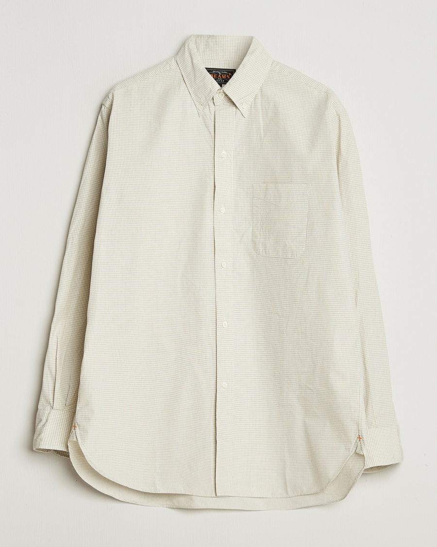 Men | Shirts | BEAMS PLUS | Button Down Shirt White Plaid