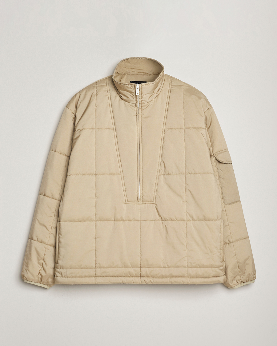 BEAMS PLUS Puffer Padded Jacket Beige at CareOfCarl.com