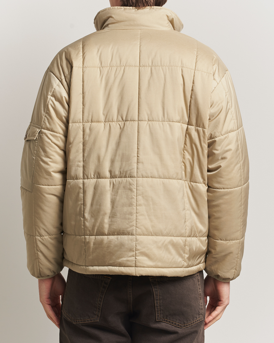 BEAMS PLUS Puffer Padded Jacket Beige at CareOfCarl.com