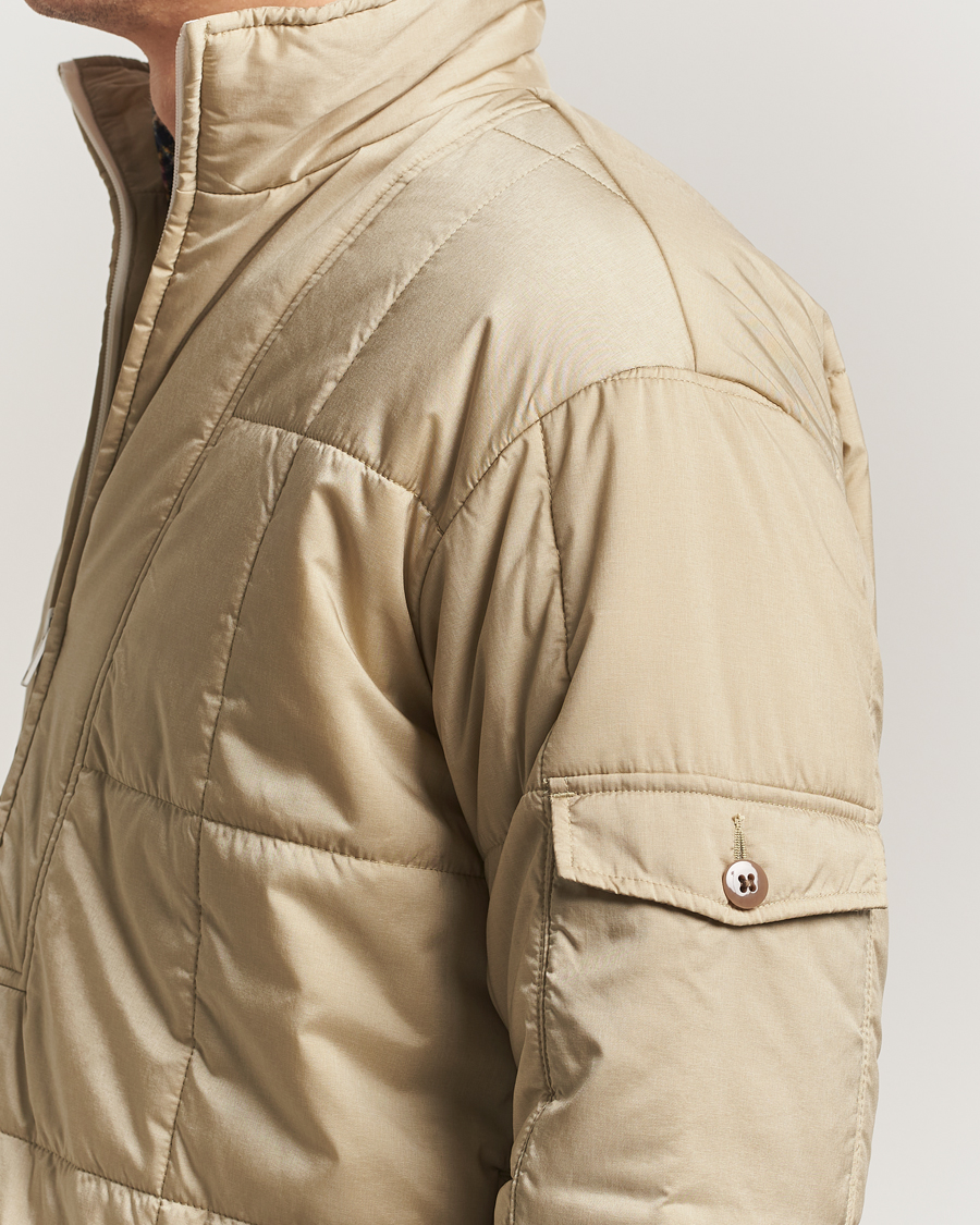 Men | Coats & Jackets | BEAMS PLUS | Puffer Padded Jacket Beige