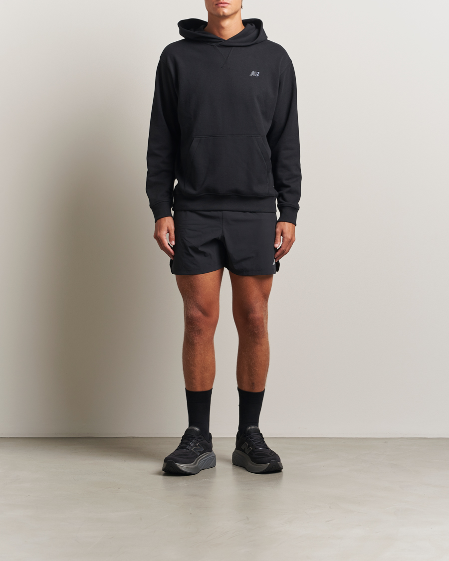 Men | Sweaters & Knitwear | New Balance Running | Athletics French Terry Hoodie Black