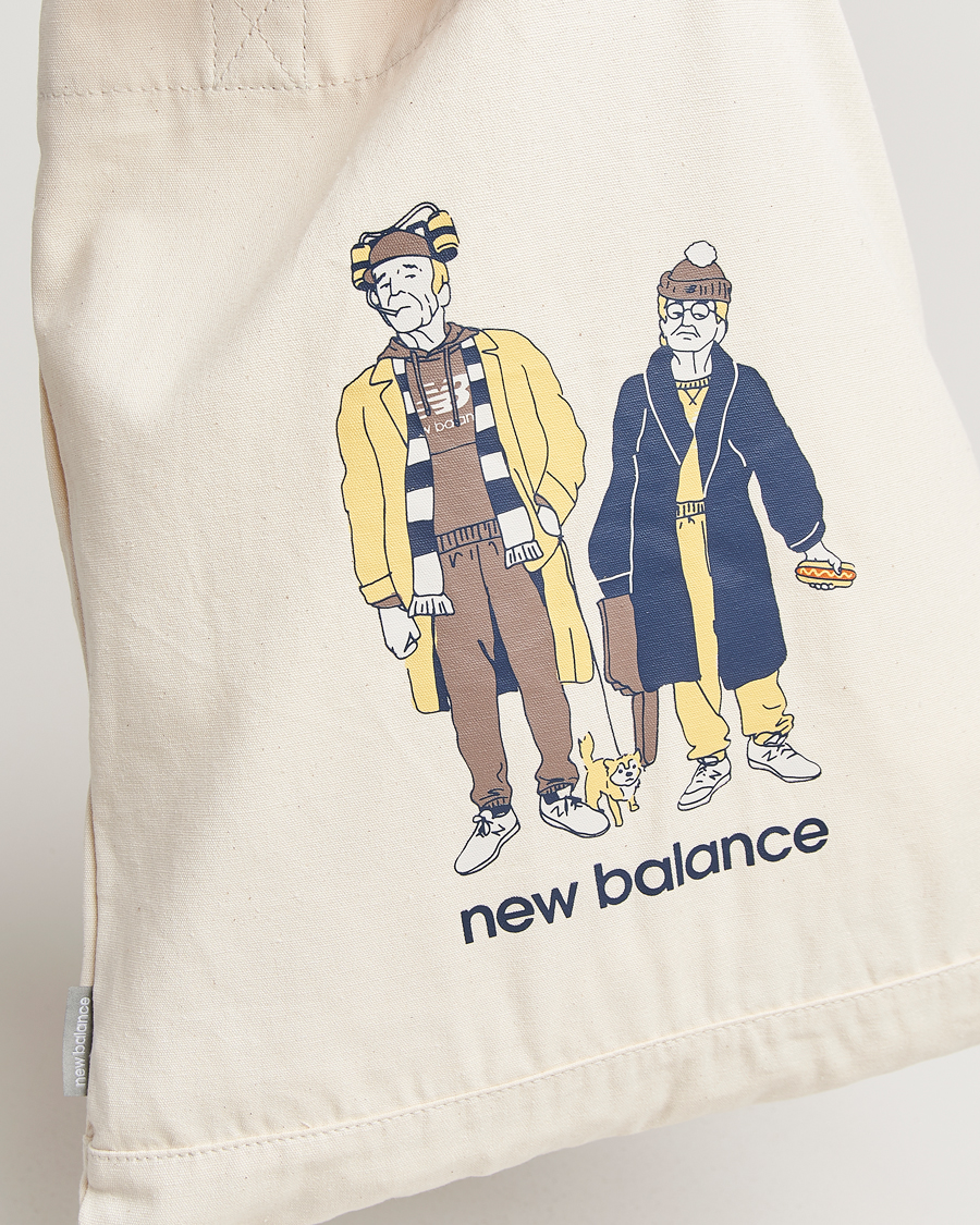 Men | Bags | New Balance | Graphic Tote Bag Ecru