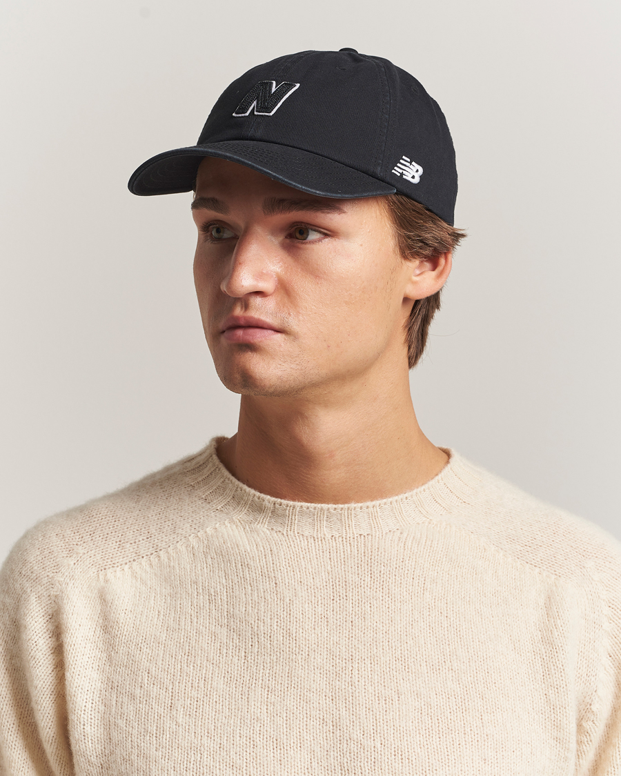 Men | New Balance Block N Cap Black | New Balance | Block N Cap Black