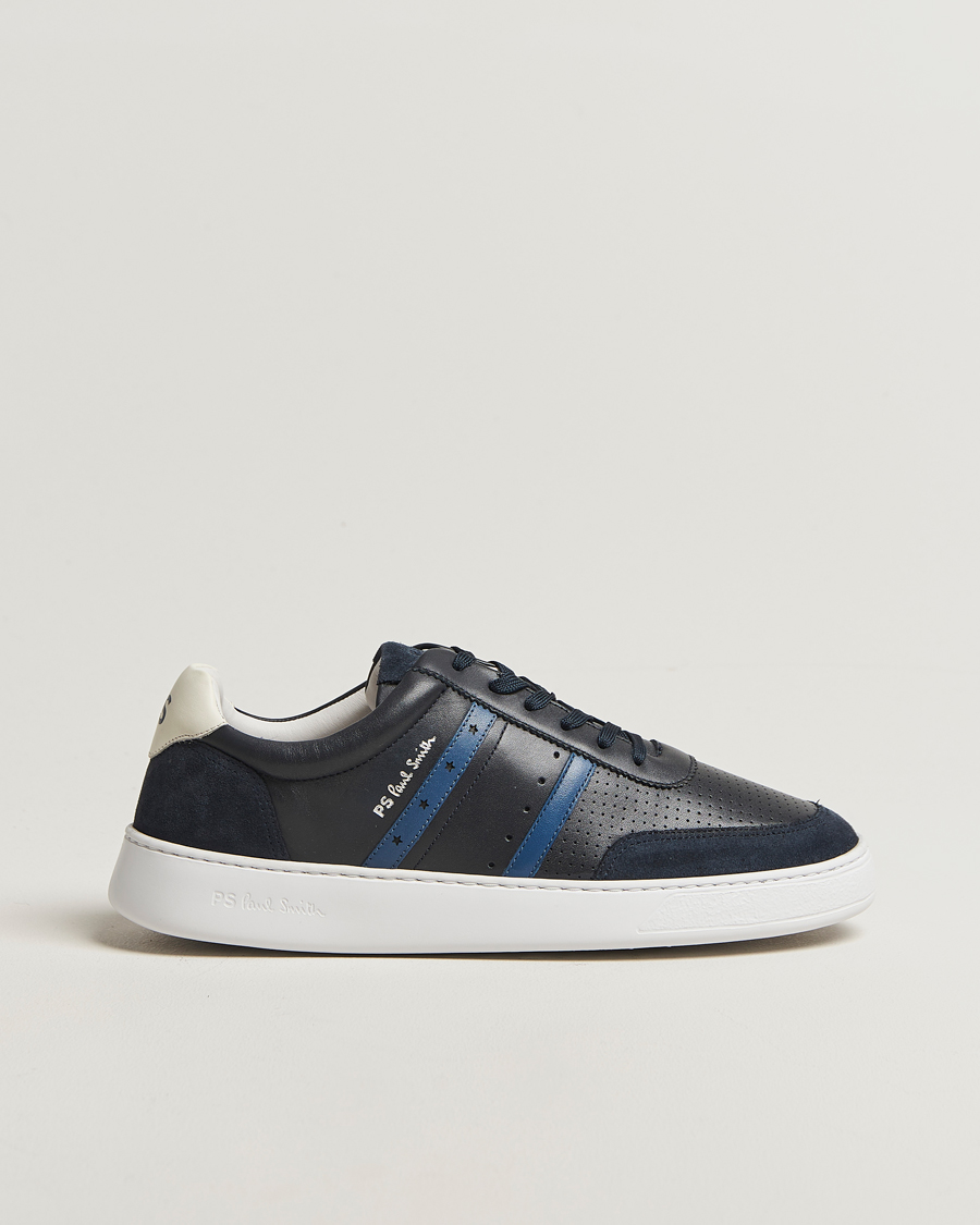 Men | Sneakers | PS Paul Smith | Birch Leather/Suede Sneaker Blue