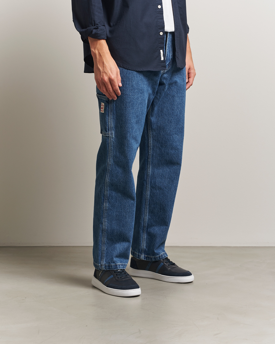 Men | Sneakers | PS Paul Smith | Birch Leather/Suede Sneaker Blue