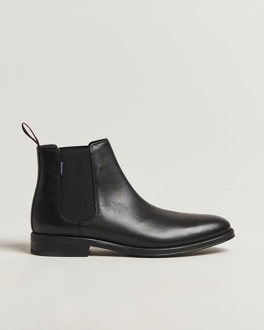 Men | PS Paul Smith Augustus Leather Chelsea Boot Black | PS Paul Smith | Augustus Leather Chelsea Boot Black