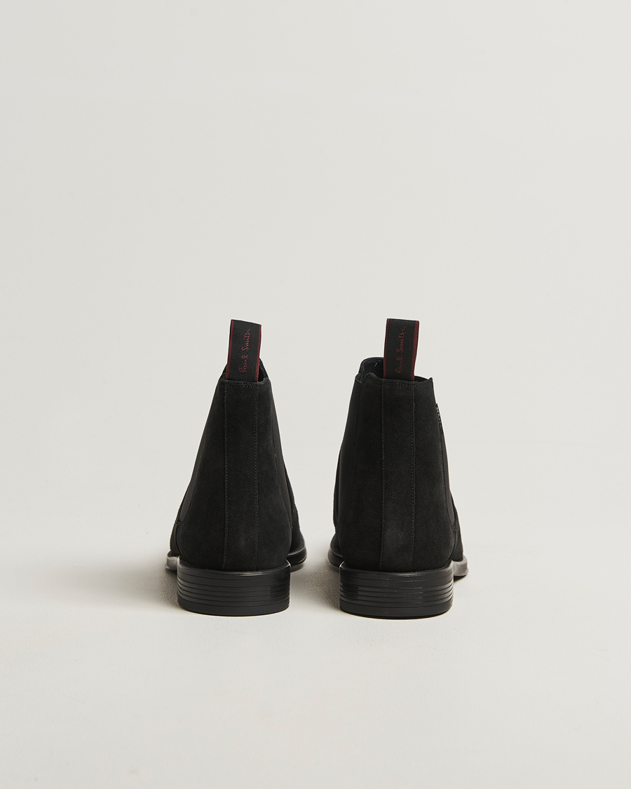 Men | Boots | PS Paul Smith | Augustus Suede Chelsea Boot Black